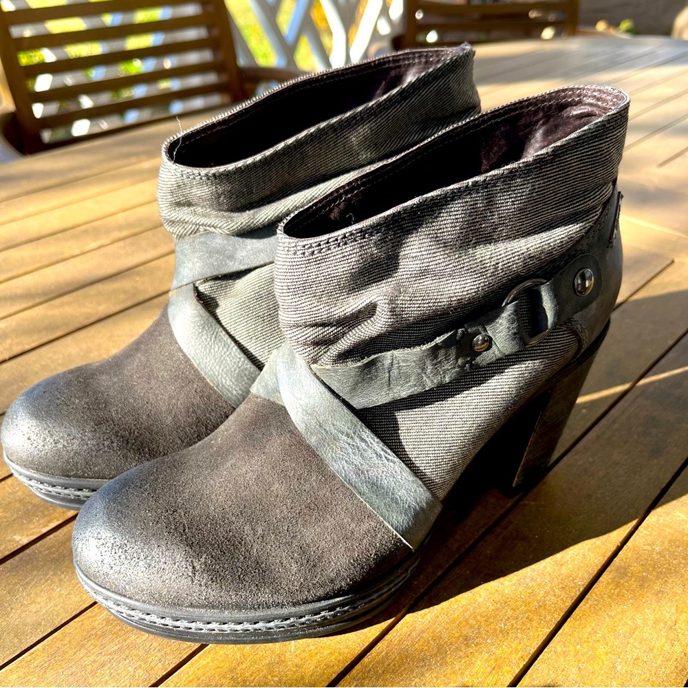 Diesel Nels Ankle Booties Size 41 (US10) Gray